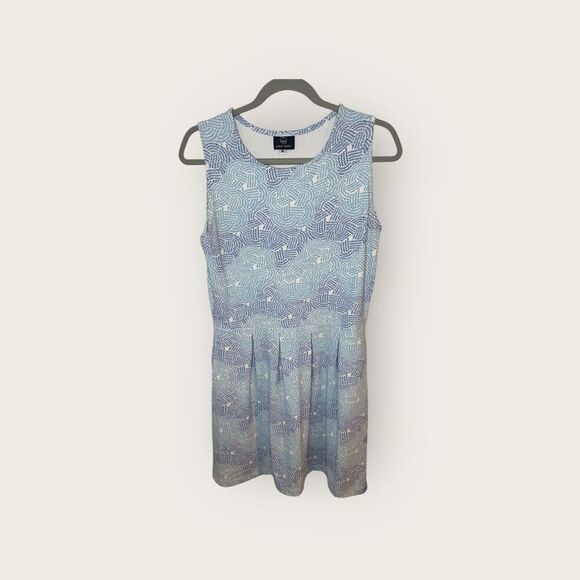 Sailor-Sailor Boardwalk Dress Nautical Rope Knots Blue White Size Medium - Picture 1 of 5